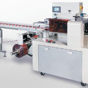 Empaquetadora automática de envoltura de flujo horizontal invertida - 300 mm - Modelo - E-FWI-3000