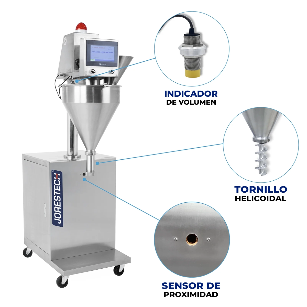 Dosificador de Tornillo para Polvos 2000cc - Imagen 5