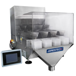 Dosificador por peso lineal de cuatro cabezales de sobremesa 2g - 100g - Modelo: PARALLAX-403