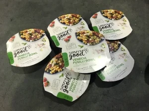 Producto pasado por encartonadora