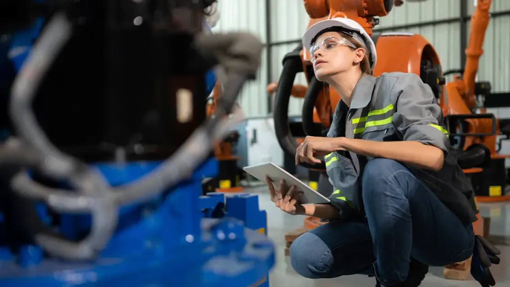 Mantenimiento de maquinaria.